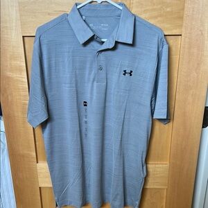 NWT Under Armour Men's Gray Polo Shirt